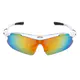 Rectangle White Sport Eyeglasses