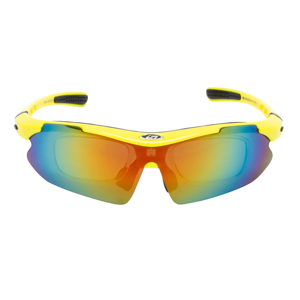 Rectangle Yellow Sport Eyeglasses