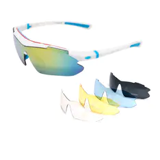 Rectangle Blue Sport Eyeglasses