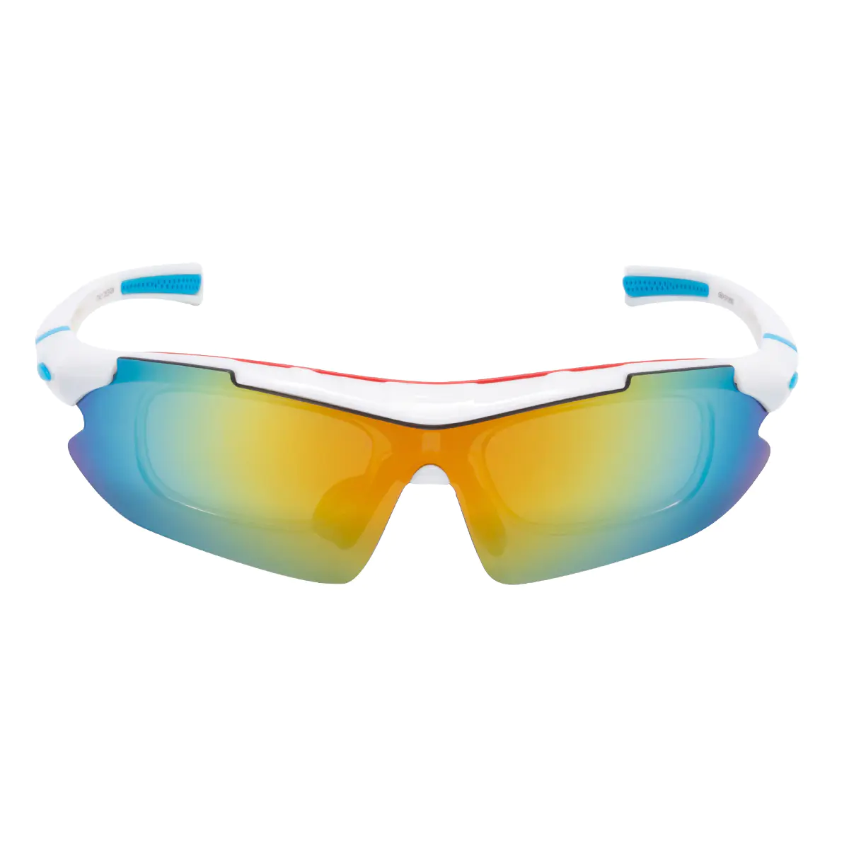 Rectangle Blue Sport Eyeglasses