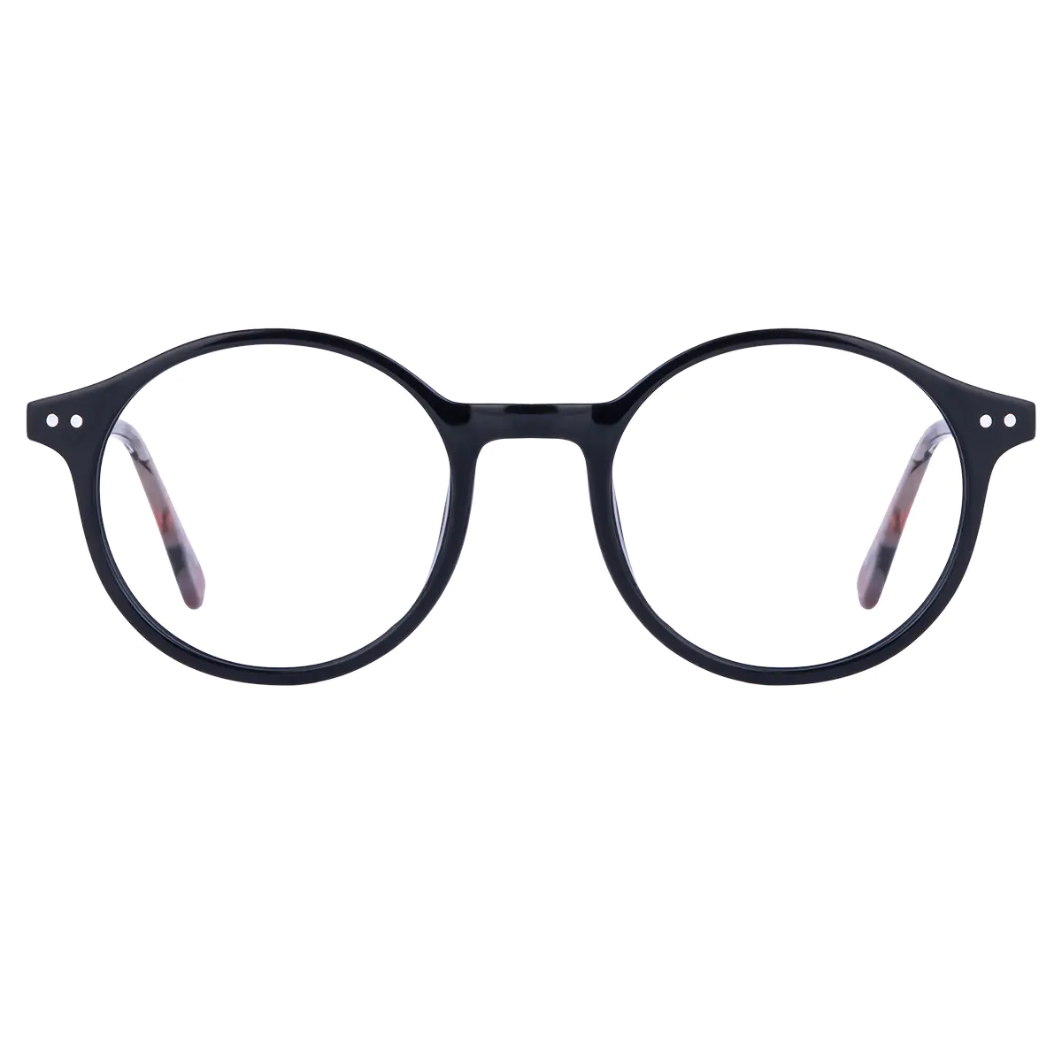 Round Black Eyeglasses