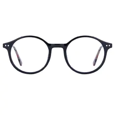 Round Black Eyeglasses