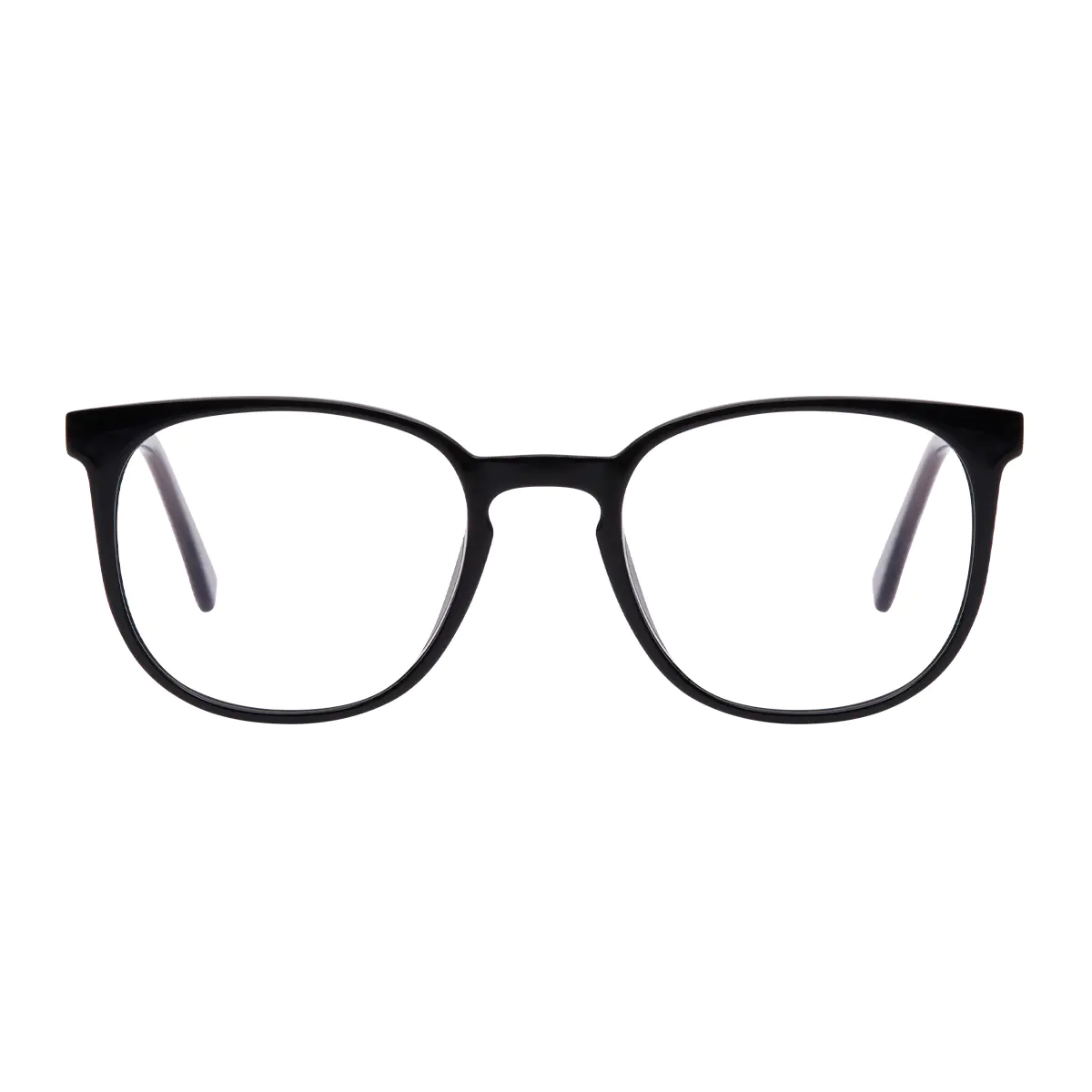 Round Black Eyeglasses