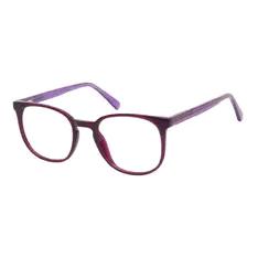 Round Purple Eyeglasses