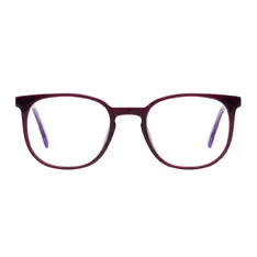 Round Purple Eyeglasses