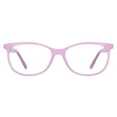 Oval Pink Eyeglasses