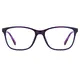Rectangle Purple Eyeglasses