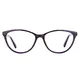 Oval Purple Eyeglasses