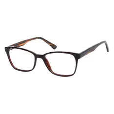 Rectangle Brown Eyeglasses