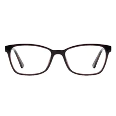 Rectangle Brown Eyeglasses