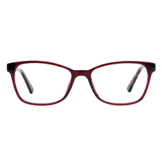 Rectangle Red Eyeglasses