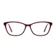 Rectangle Red Eyeglasses