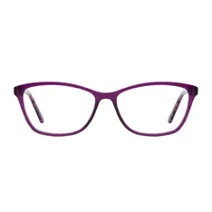 Rectangle Purple Eyeglasses