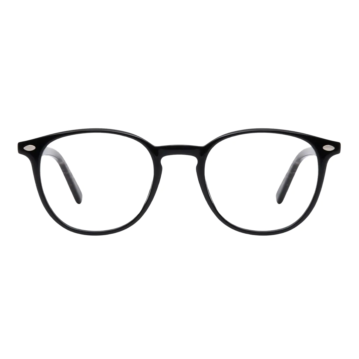 Round Black Eyeglasses