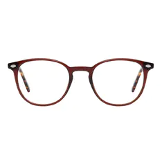 Round Brown Eyeglasses