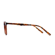 Round Brown Eyeglasses