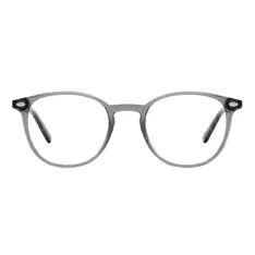 Round Gray Eyeglasses