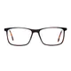 Rectangle Brown Eyeglasses