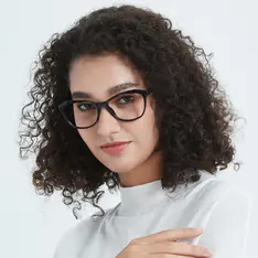 Cat-eye Black Eyeglasses
