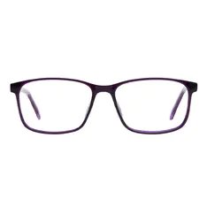 Rectangle Purple Eyeglasses