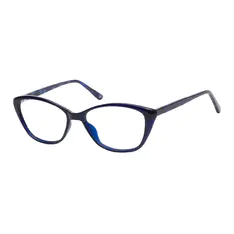 Oval Blue Eyeglasses