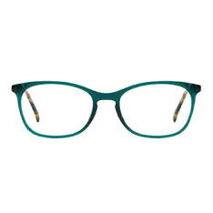 Oval Green Eyeglasses