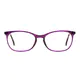 Oval Purple Eyeglasses