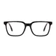 Rectangle Brown Eyeglasses