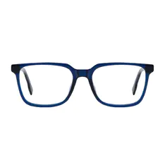 Rectangle Blue Eyeglasses