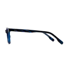 Rectangle Blue Eyeglasses