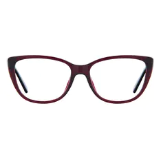 Square Red Eyeglasses