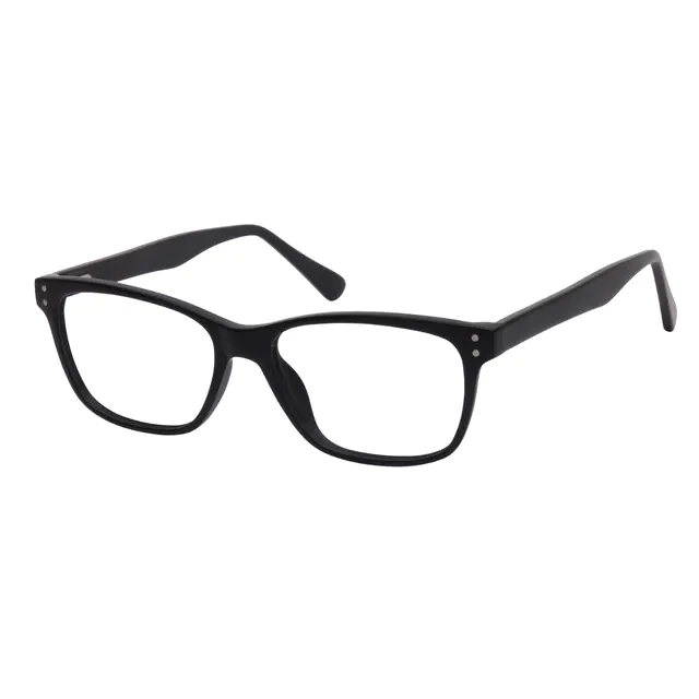 Rectangle Black Eyeglasses
