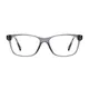 Rectangle Gray Eyeglasses