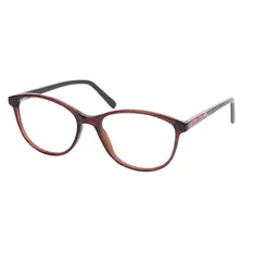 Oval Brown Eyeglasses