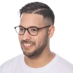 Oval Brown Eyeglasses