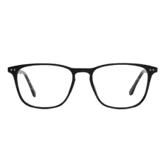 Rectangle Matte Black Eyeglasses
