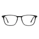 Rectangle Matte Black Eyeglasses