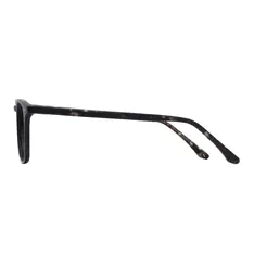 Rectangle Matte Black Eyeglasses