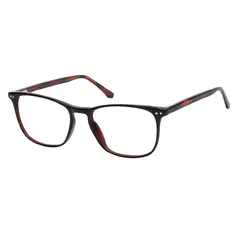 Rectangle Brown Eyeglasses