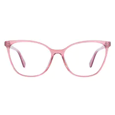 Square Pink Eyeglasses