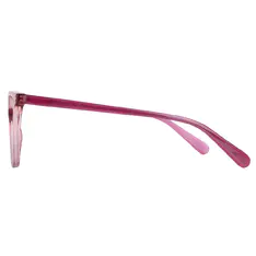 Square Pink Eyeglasses
