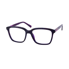 Square Purple Eyeglasses