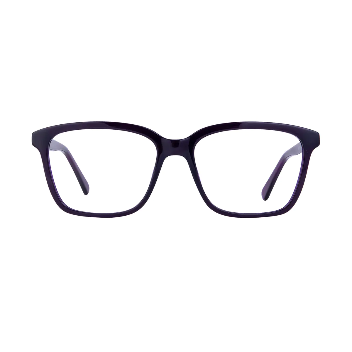 Square Purple Eyeglasses