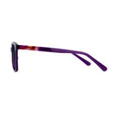 Square Purple Eyeglasses