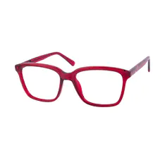 Square Red Eyeglasses