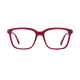 Square Red Eyeglasses