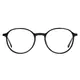 Oval Black Eyeglasses