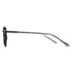 Oval Black Eyeglasses