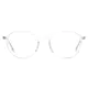 Oval Clear Eyeglasses