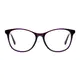 Oval Purple Eyeglasses